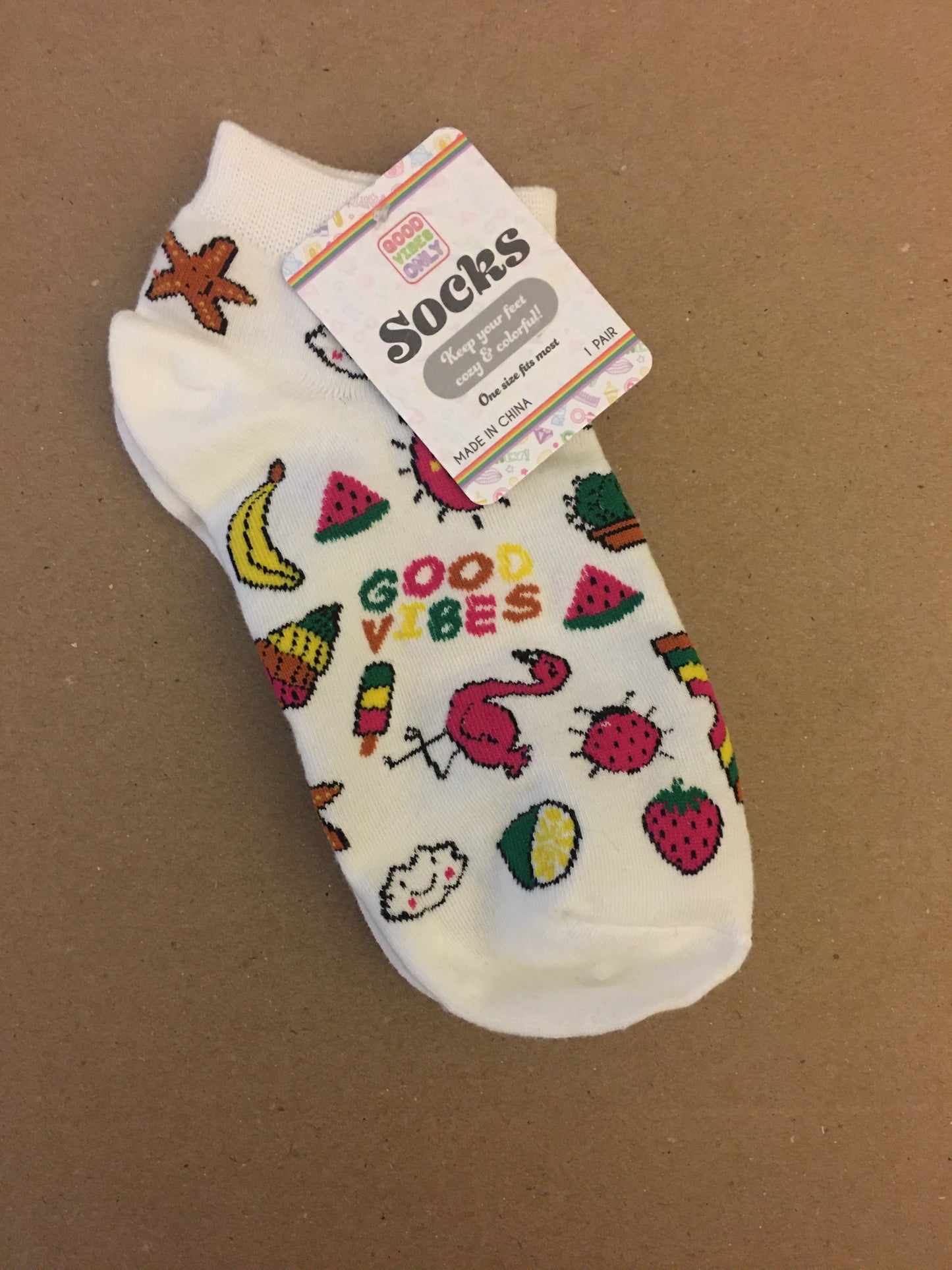 Good Vibe Only Socks