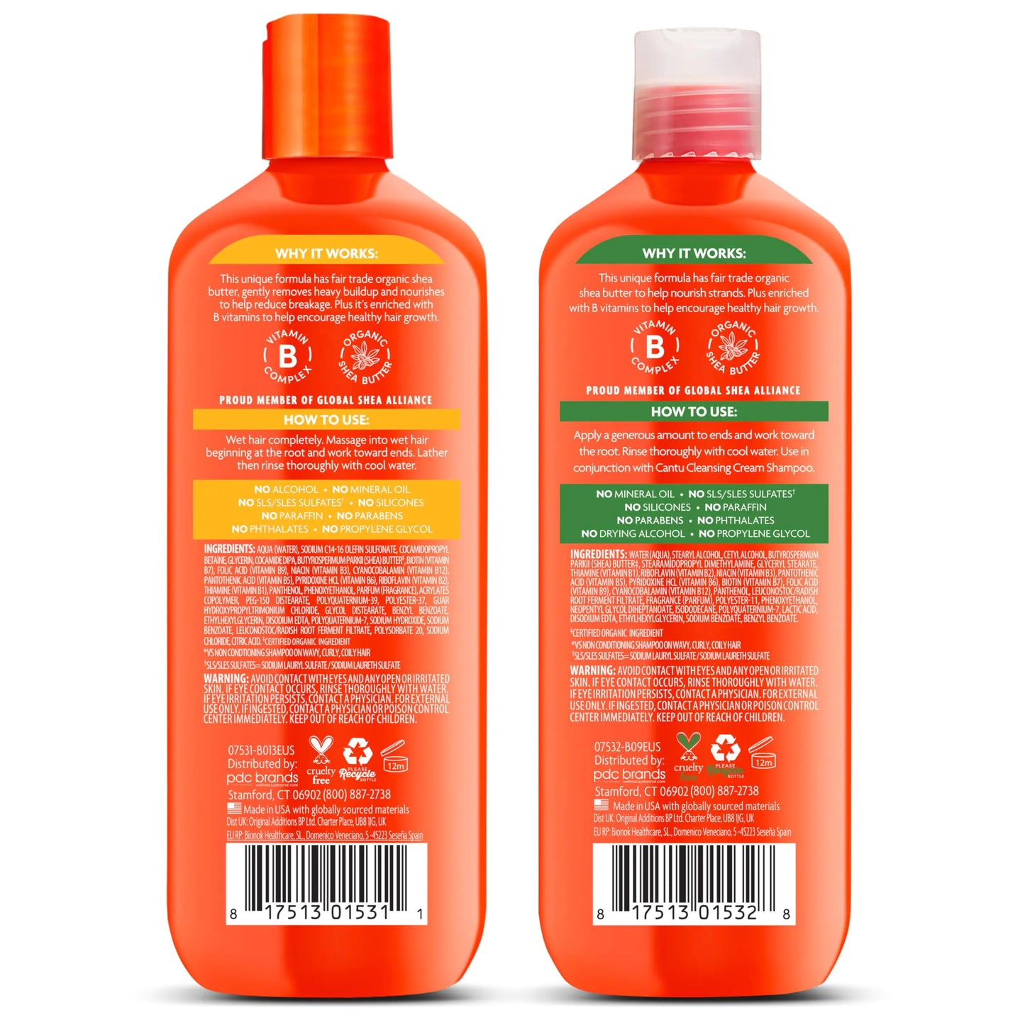 Cantu Shampoo & Conditioner with Shea Butter for Natural Hair, 13.5 fl oz (Pack of 2) 27 Fl Oz (Pack of 1)