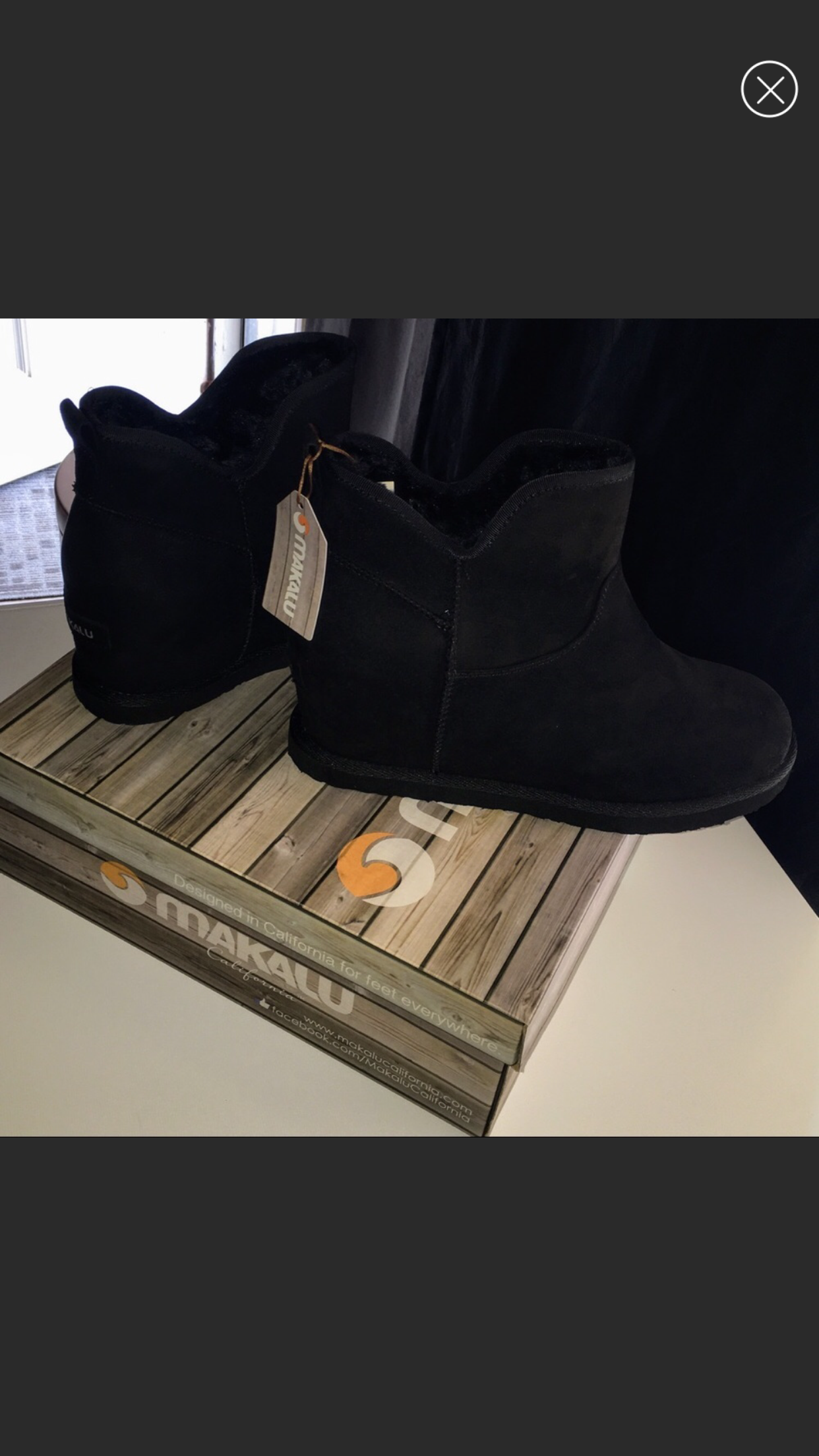 Botines negros Makalu