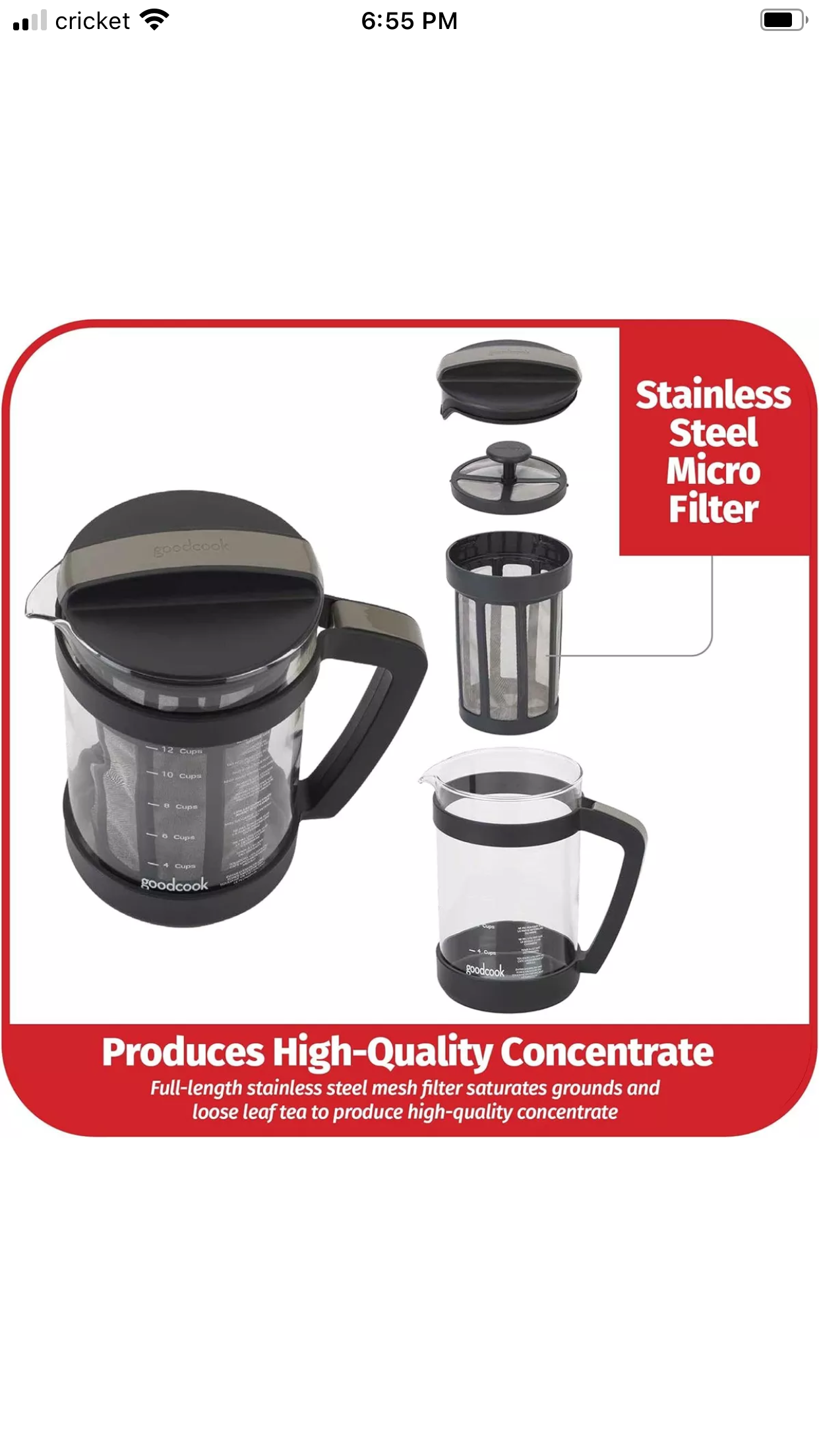 GoodCook Koffee Maker