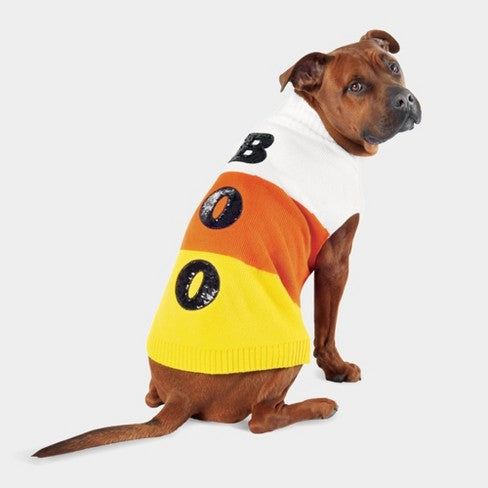 Candy Corn Dog Sweater