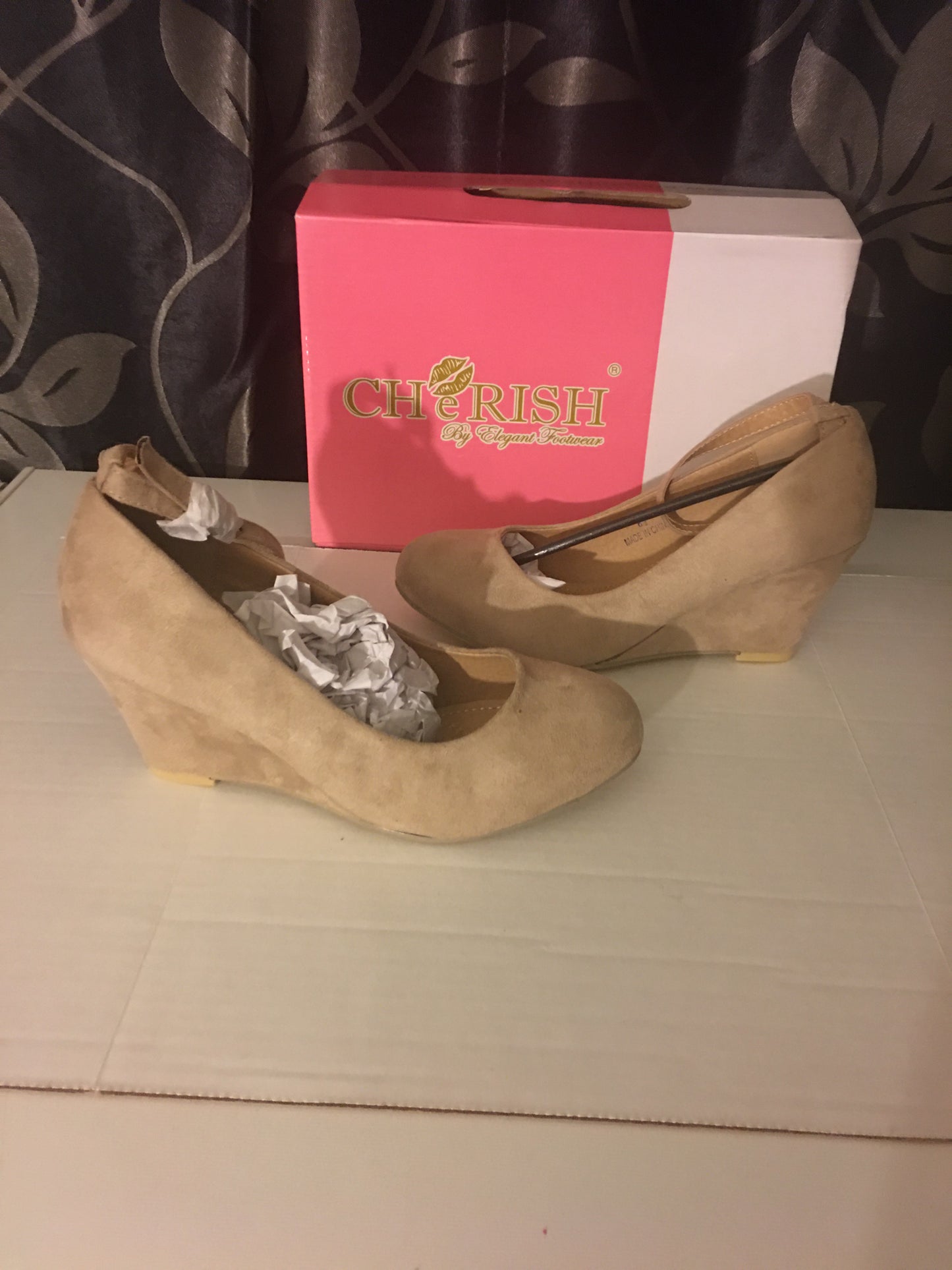 Cherish Amacy Nude Wedges
