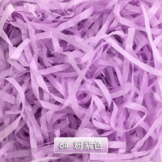 Colorful Shredded Crinkle Lafite Paper