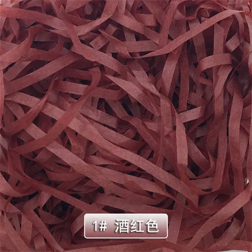 Colorful Shredded Crinkle Lafite Paper