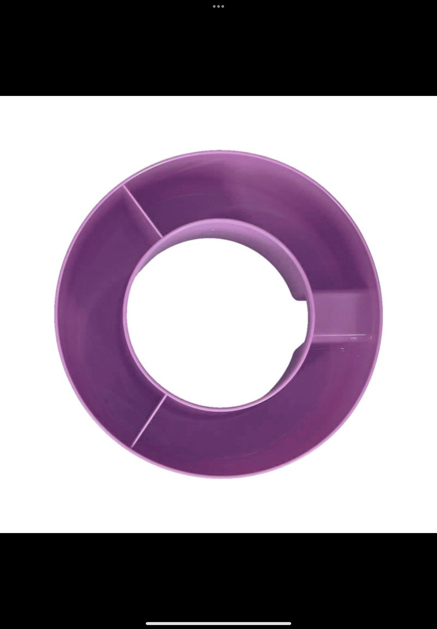 Purple Water Bottle Snack Bowl by Bullseye's Playground