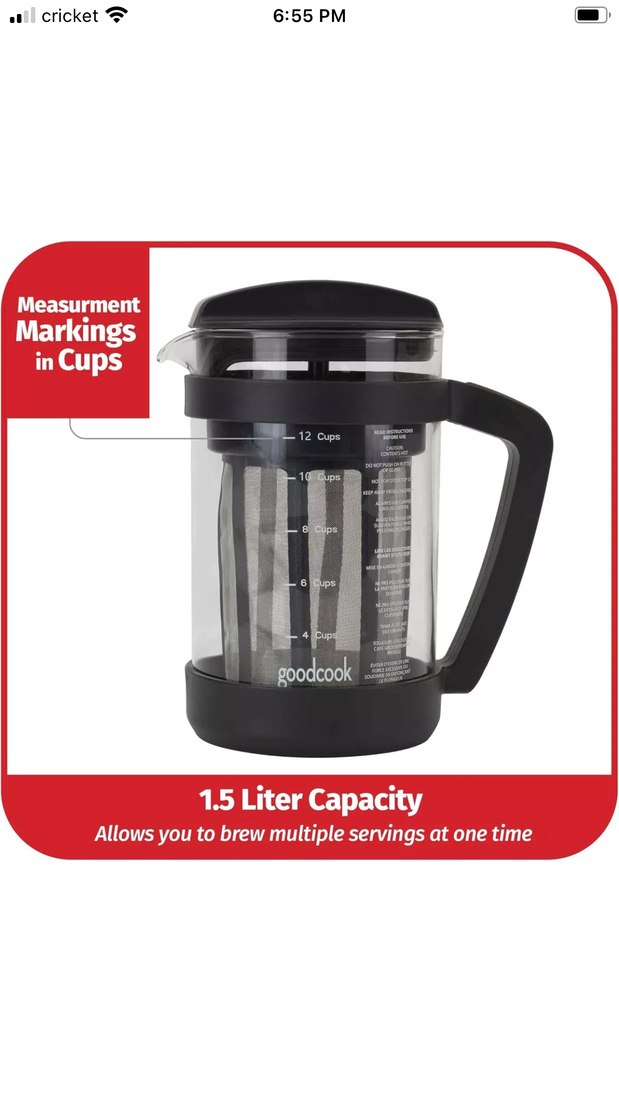 GoodCook Koffee Maker