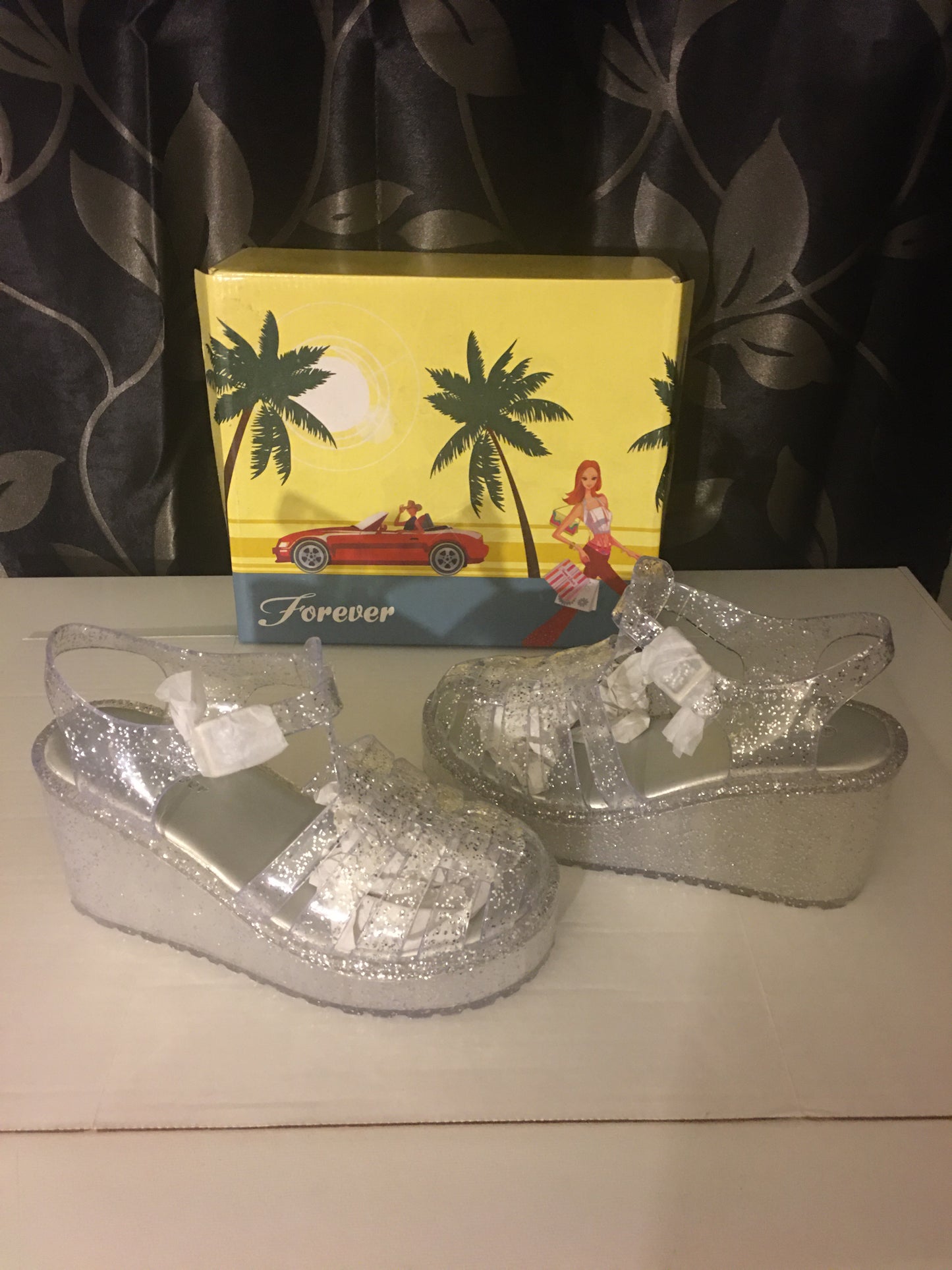Forever Clear Glitter Jellies