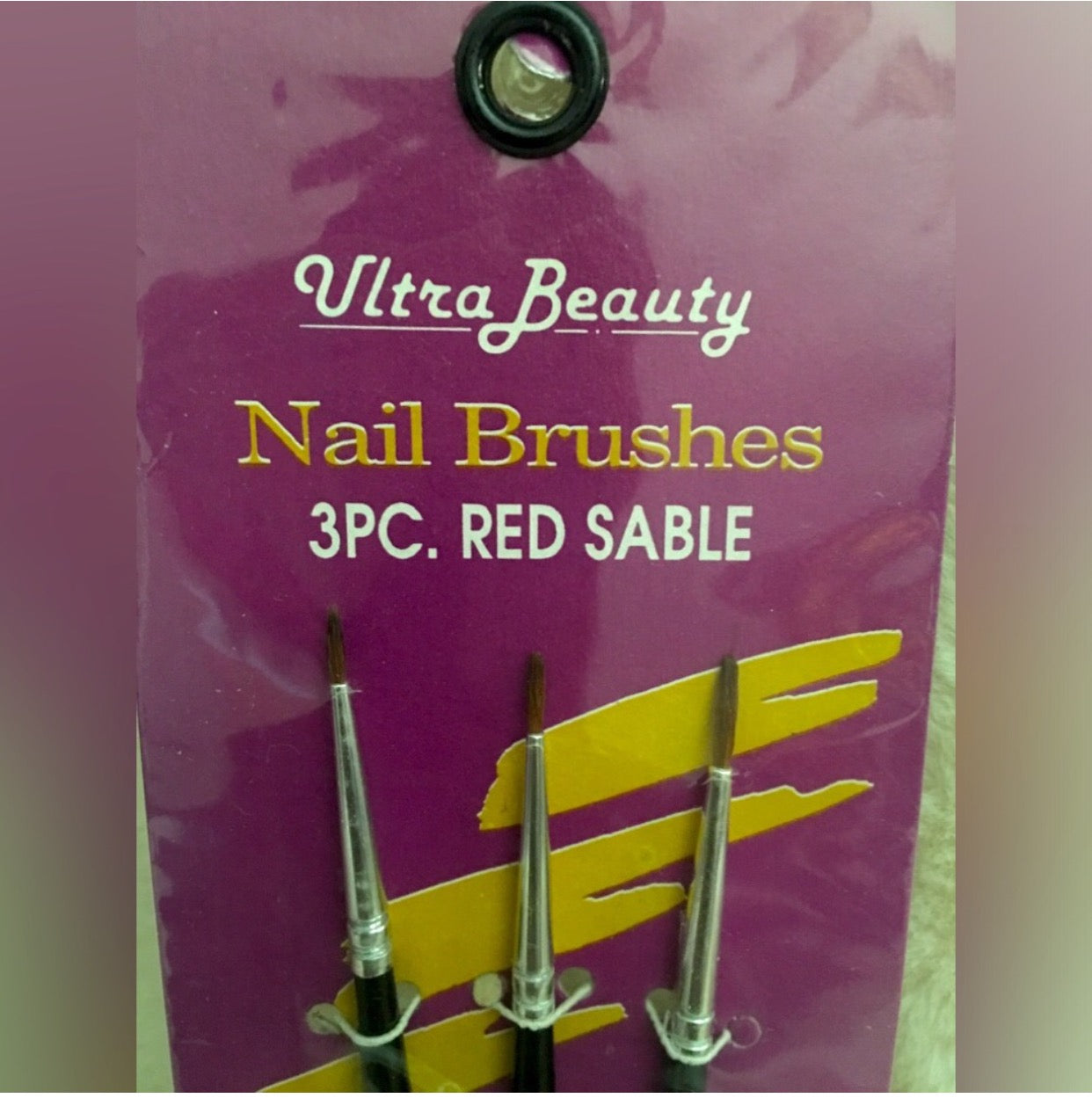 Ultra Beauty 3 pc Nail Art Brushes