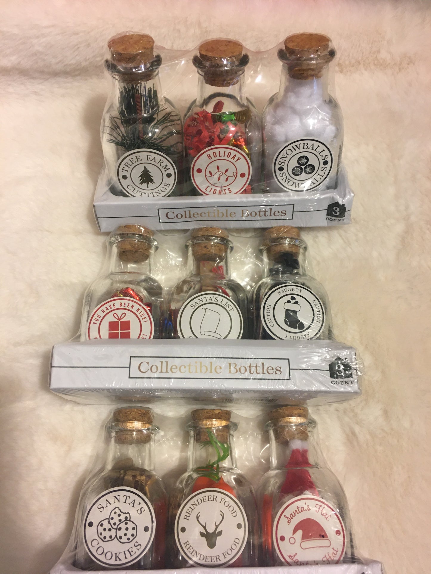 Christmas Decorative Collection Bottles