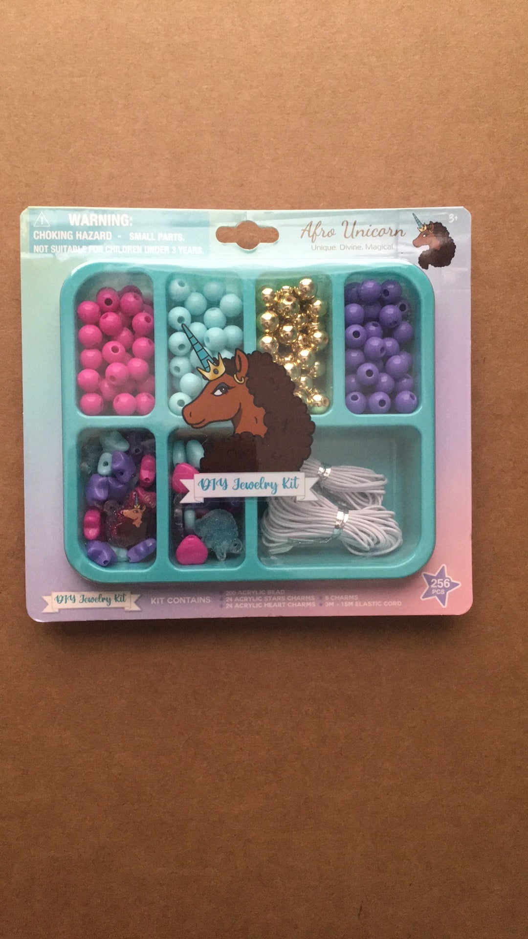 Afro Unicorns DIY Jewelry set
