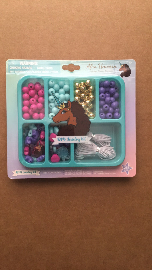 Afro Unicorns DIY Jewelry set
