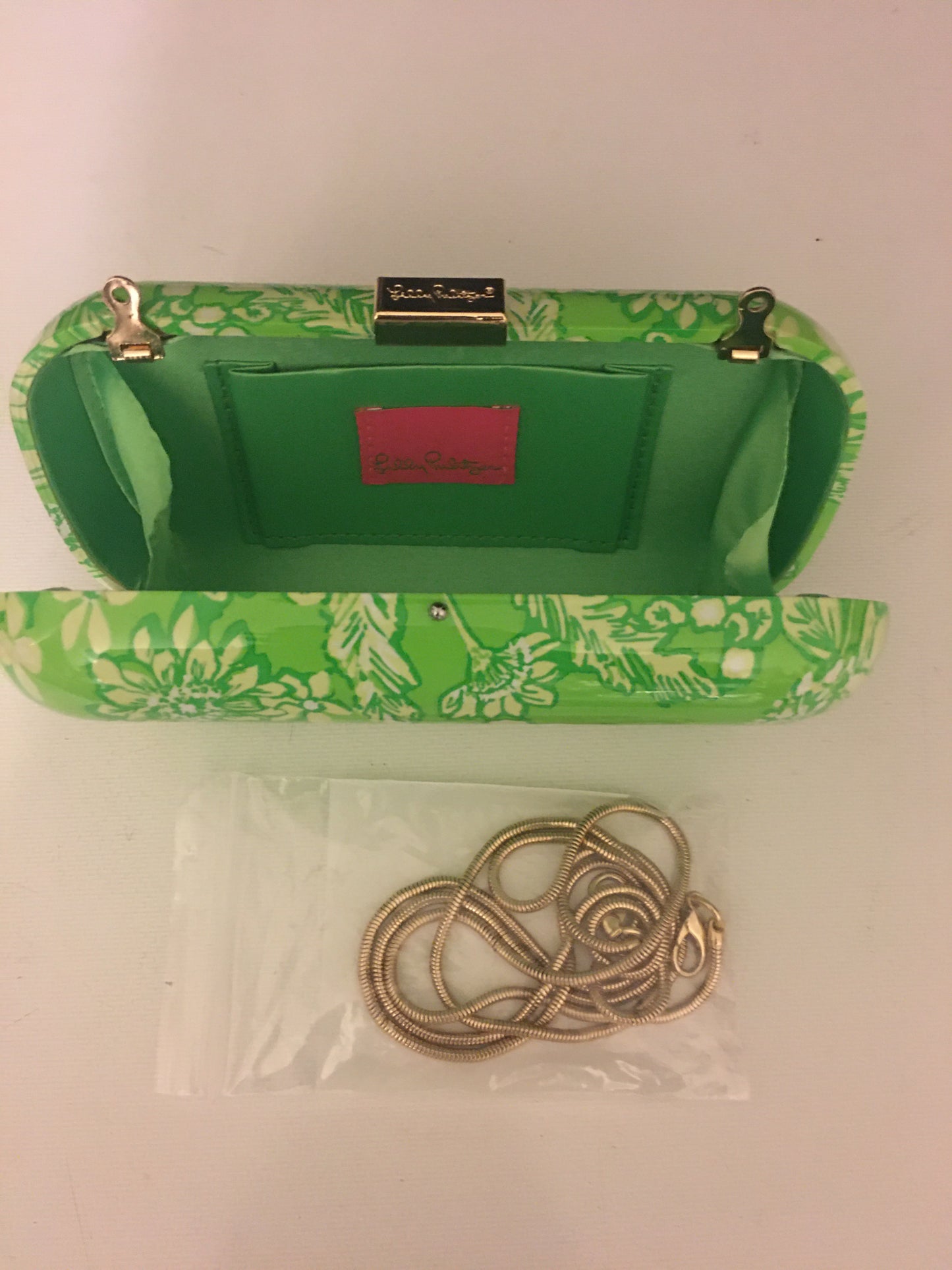 Lilly Pulitzer GWP Handbag Clutch Hard Shell