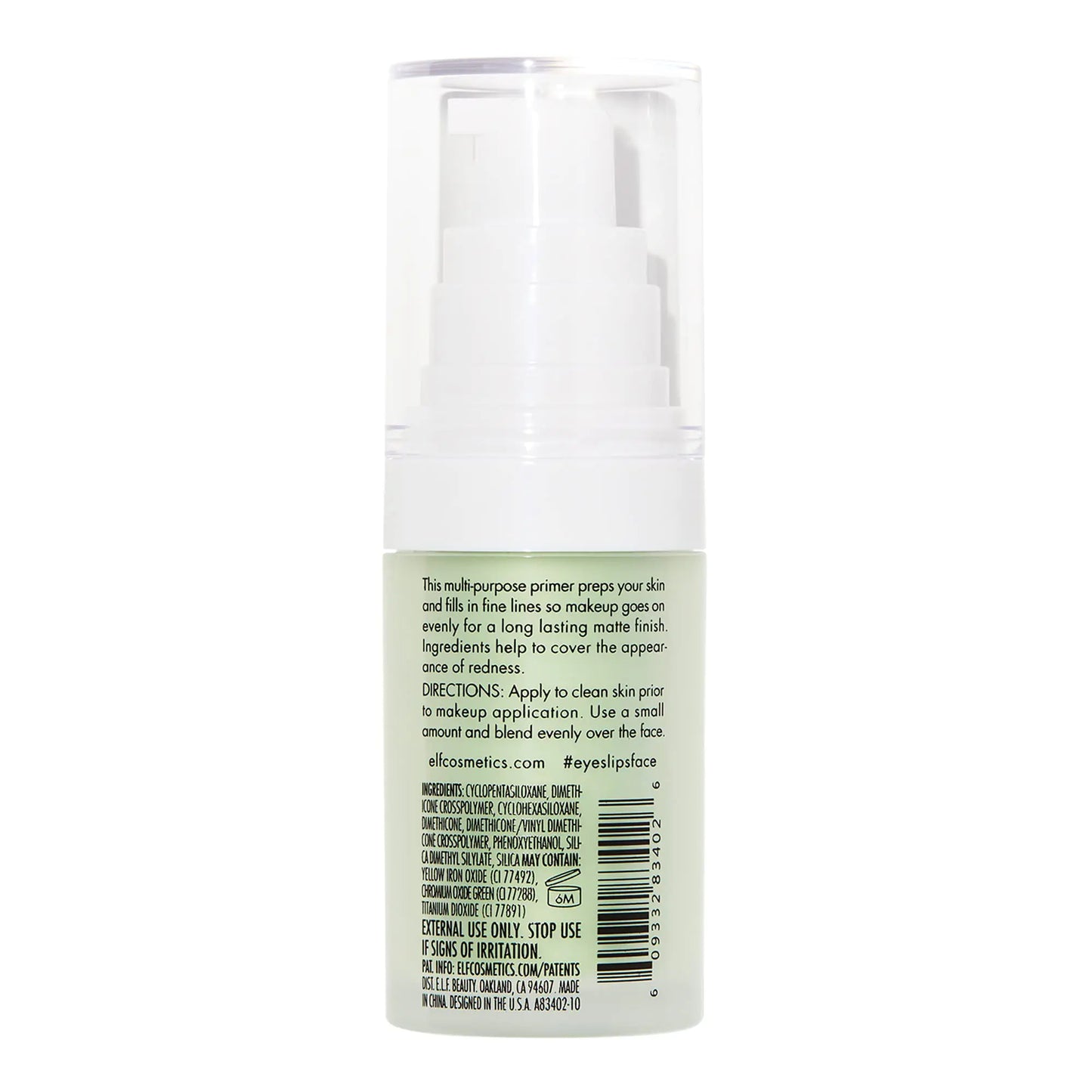 e.l.f. Tone Adjusting Face Primer, Makeup Primer For Neutralizing Uneven Skin Tones & Redness, Grips Makeup To Last, Vegan & Cruelty-free, Small 0.47 Ounce (Pack of 1)