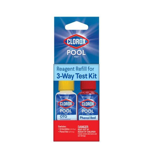 Clorox Pool&Spa 3-Way Reagent Refills for Swimming Pool Water Testing, 1 Count, 0.5 fl oz