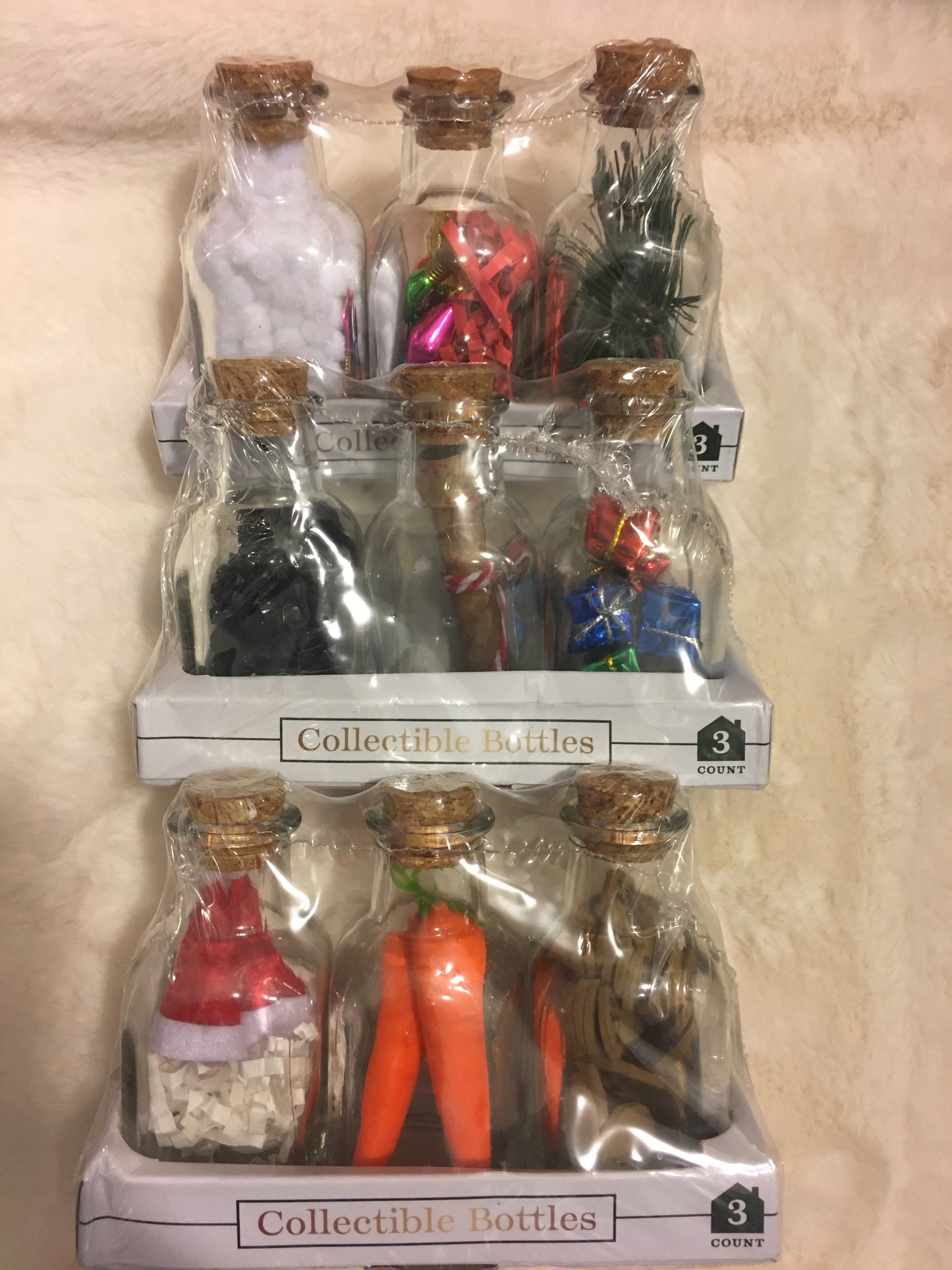 Christmas Decorative Collection Bottles