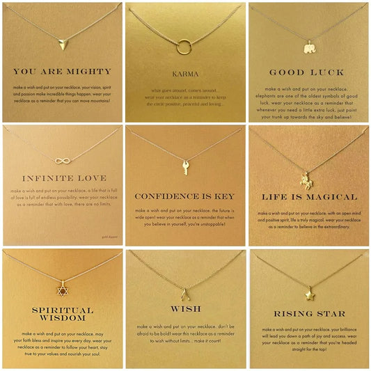 Gold Key Circle Necklace: Minimalist Infinity Pendant for Women