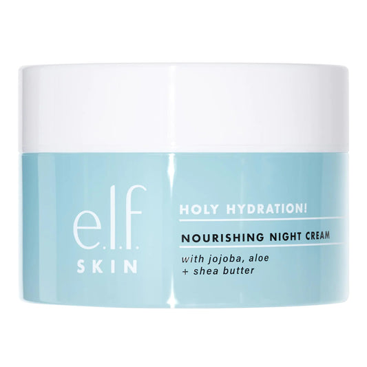 e.l.f. SKIN Holy Hydration! Nourishing Night Cream, Ultra-Hydrating Moisturizer, Infused with Shea Butter, Soothes Skin, 1.76 Oz (Packaging May Vary) 1.76 Ounce (Pack of 1)