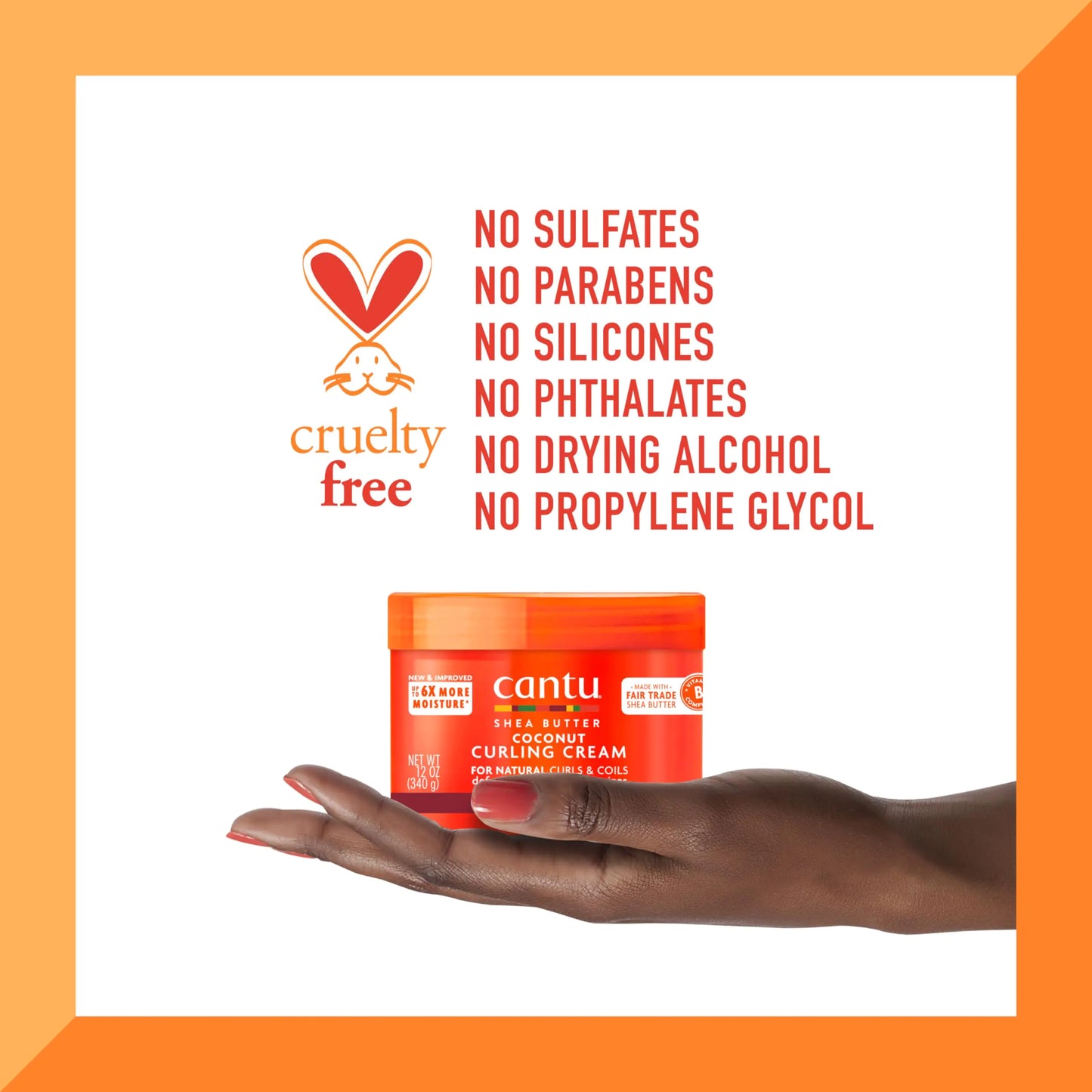 Cantu Coconut Curling Cream for Natural Hair with Pure Shea Butter, 12 oz (Pack of 2) 12 Ounce (Pack of 2)