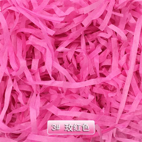 Colorful Shredded Crinkle Lafite Paper