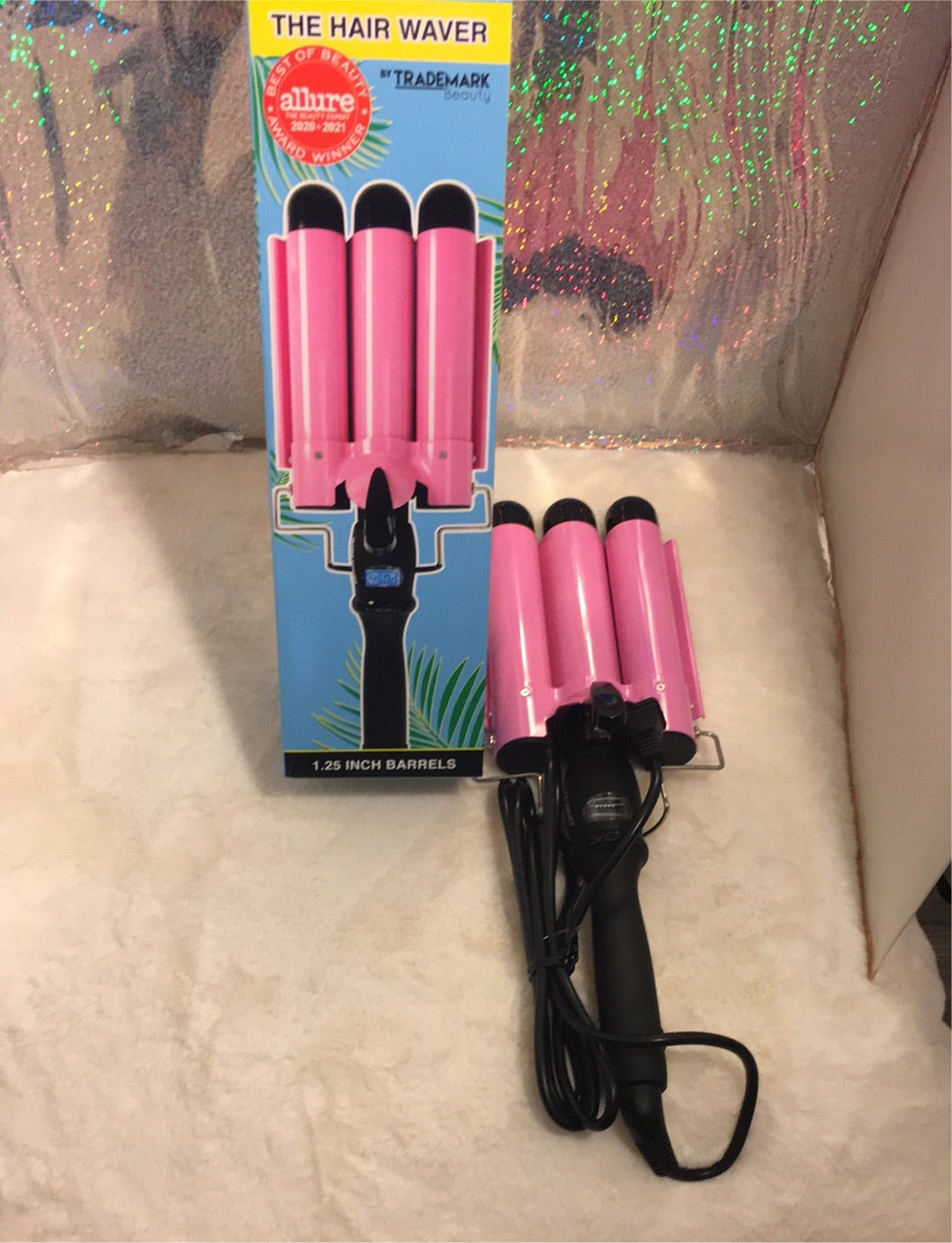 Babe Waves Jumbo Waver 1.25 Inch barrels led screen