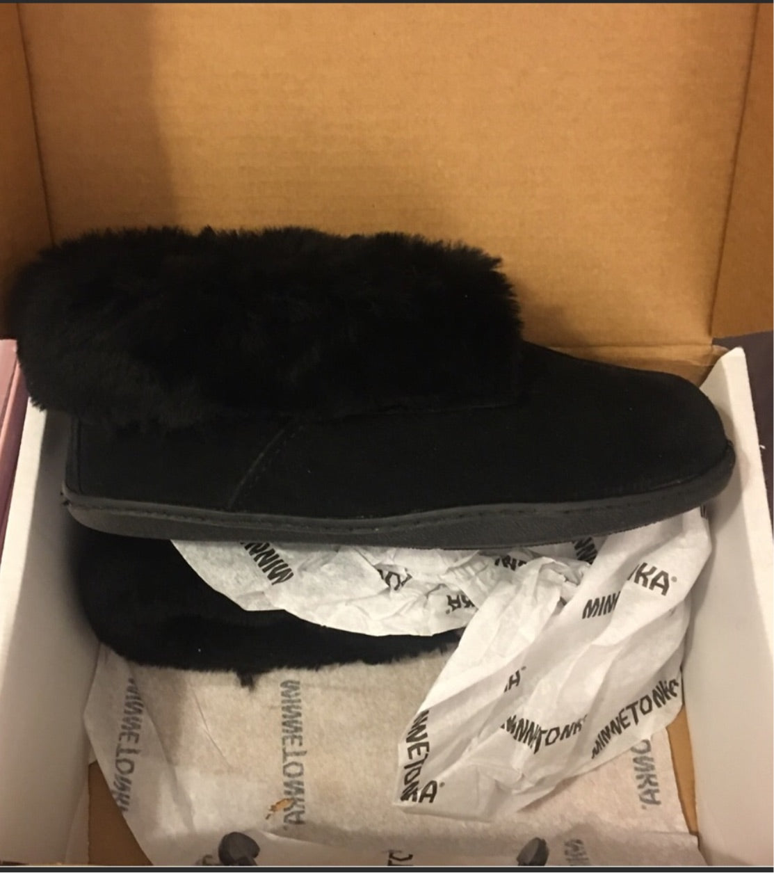 Minnetonka Sheepskin ankle boots