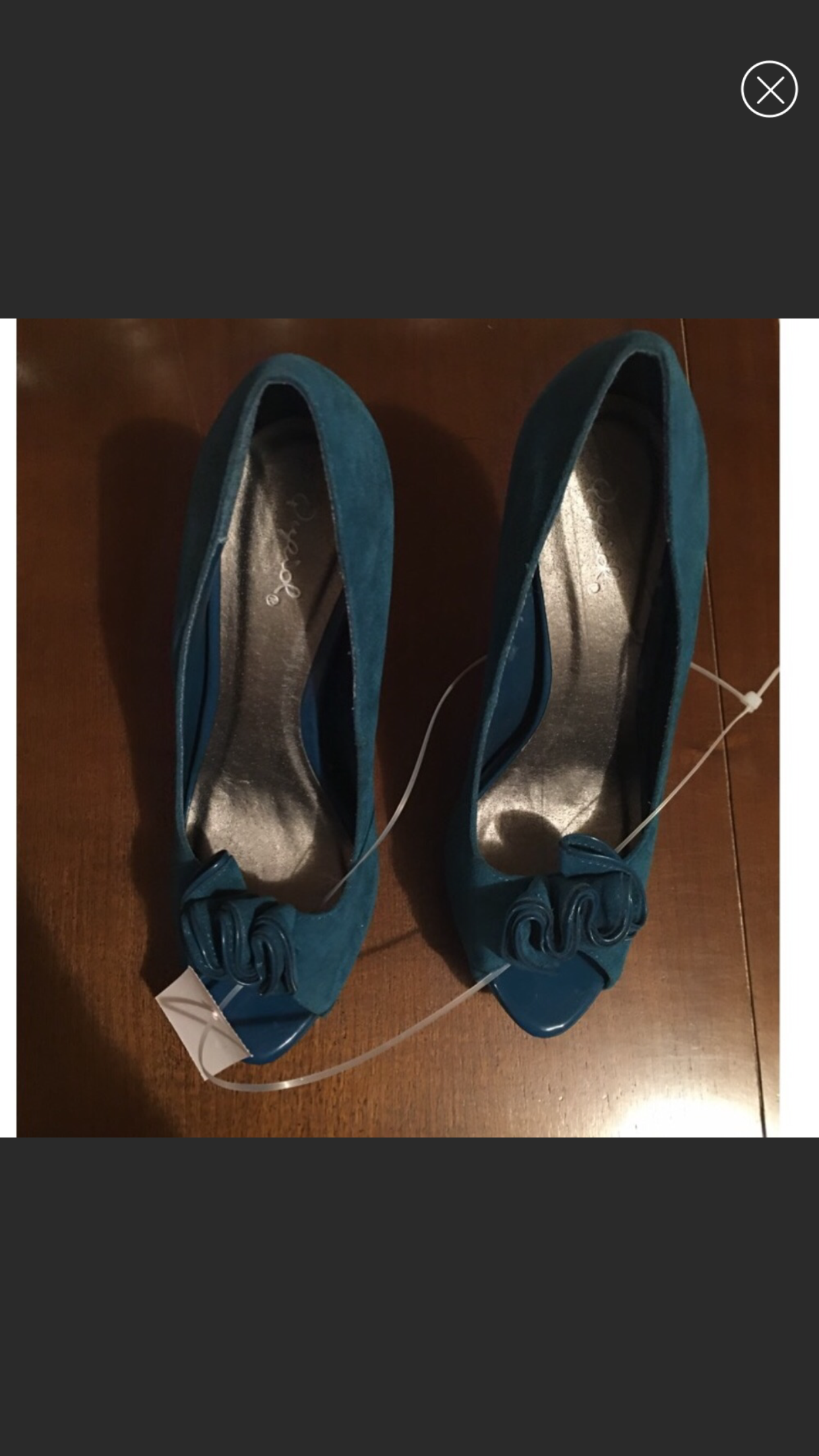 Turquoise Qupid Heels