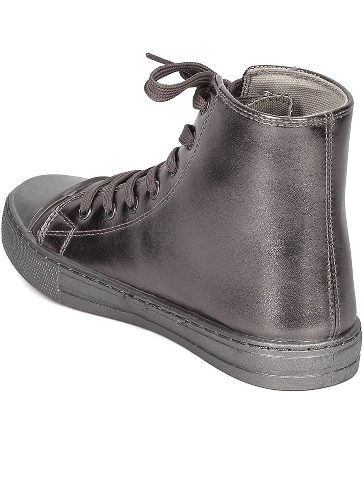 Silver Hightop Qupid Shoes