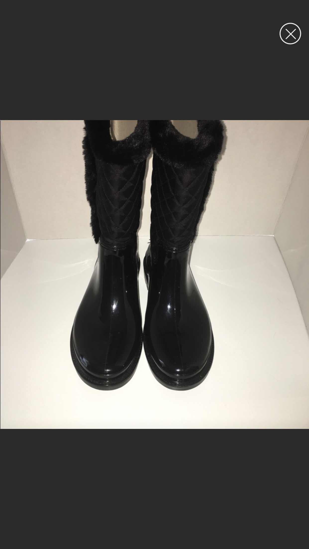 Tommy Hilfiger Black Rain boots