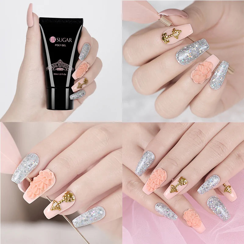 PolyGel Nail Kit-1pc gel brush