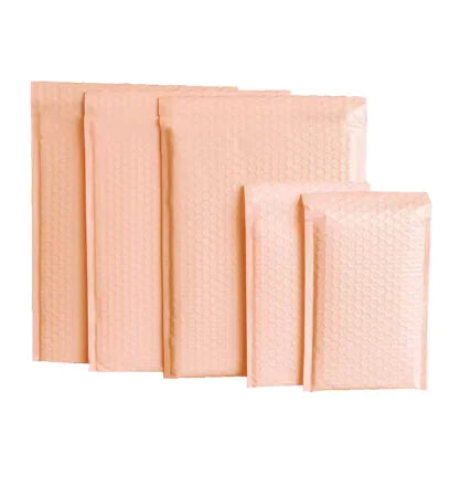Pink Poly Bubble Mailers, 10 Pcs